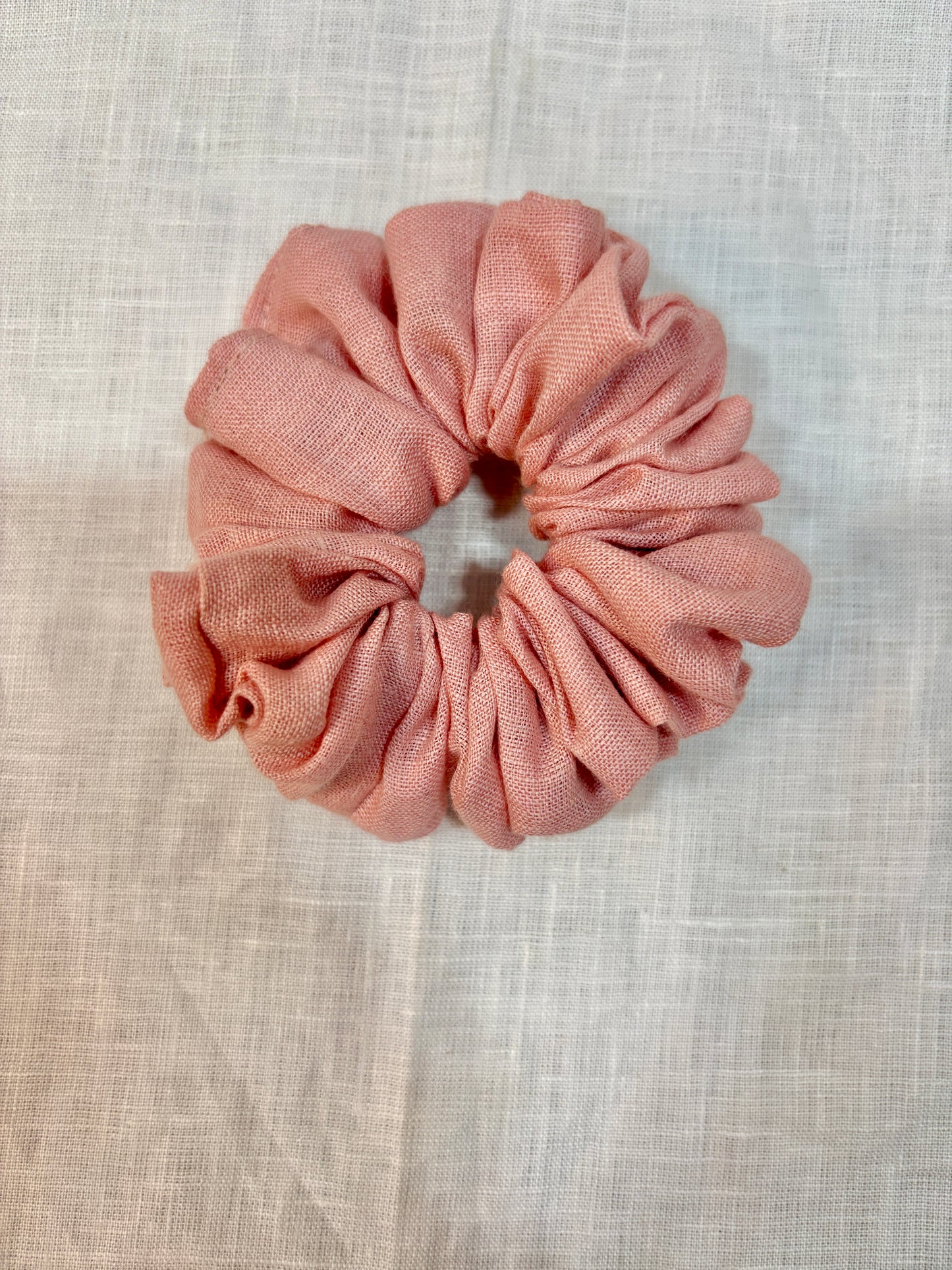 Linen Scrunchies - Soft Pink