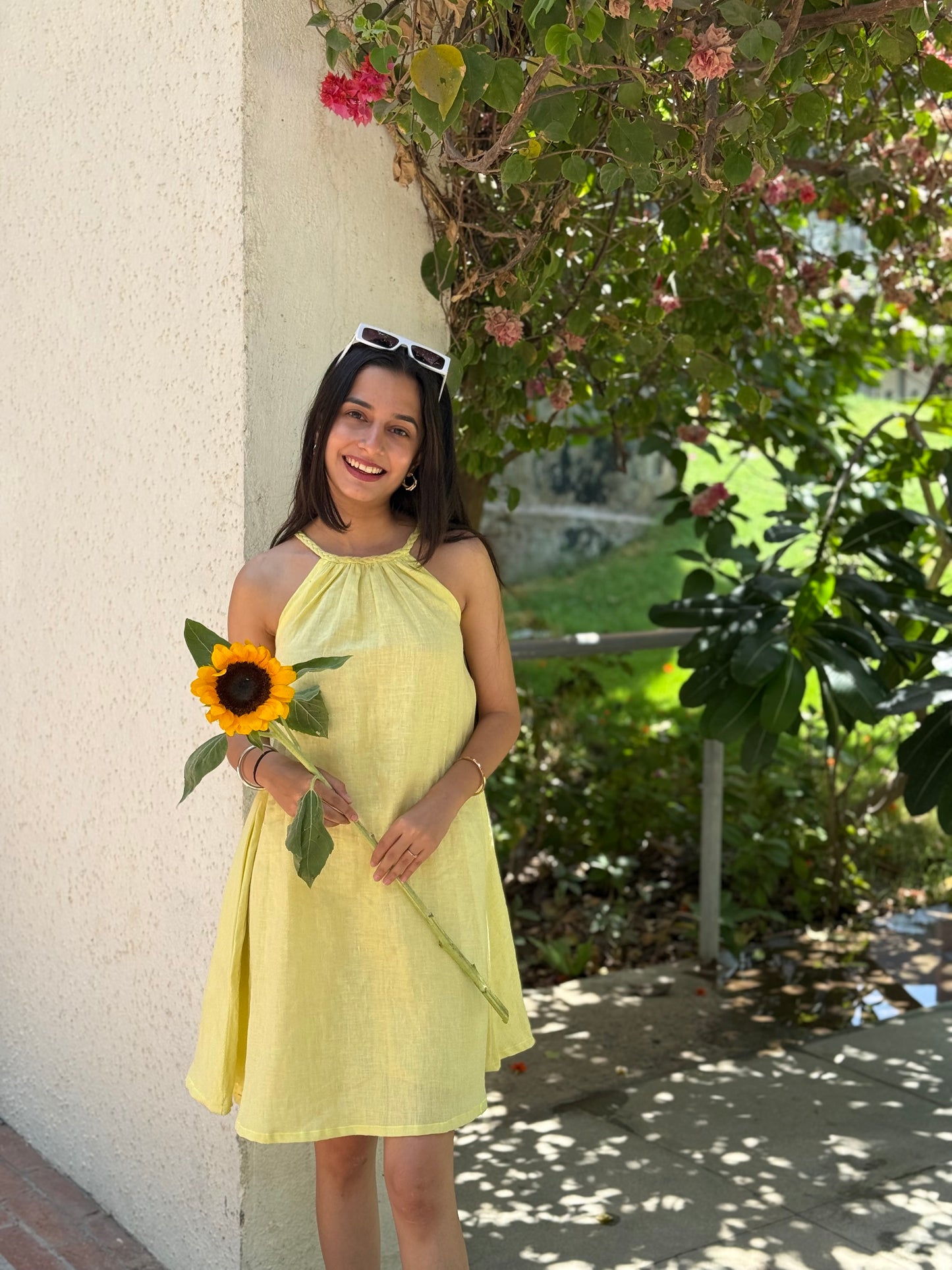 A-line Short Spaghetti Dress