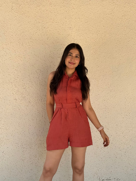 Collar Playsuit